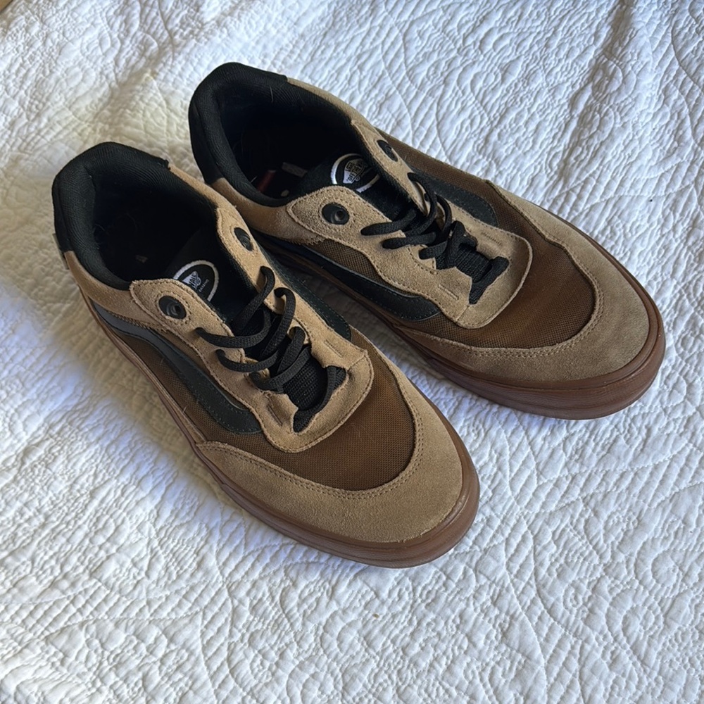 Vans Sneakers with Suede Upper Wayvee Popcush Wafflecup Skateboarding Sneakers